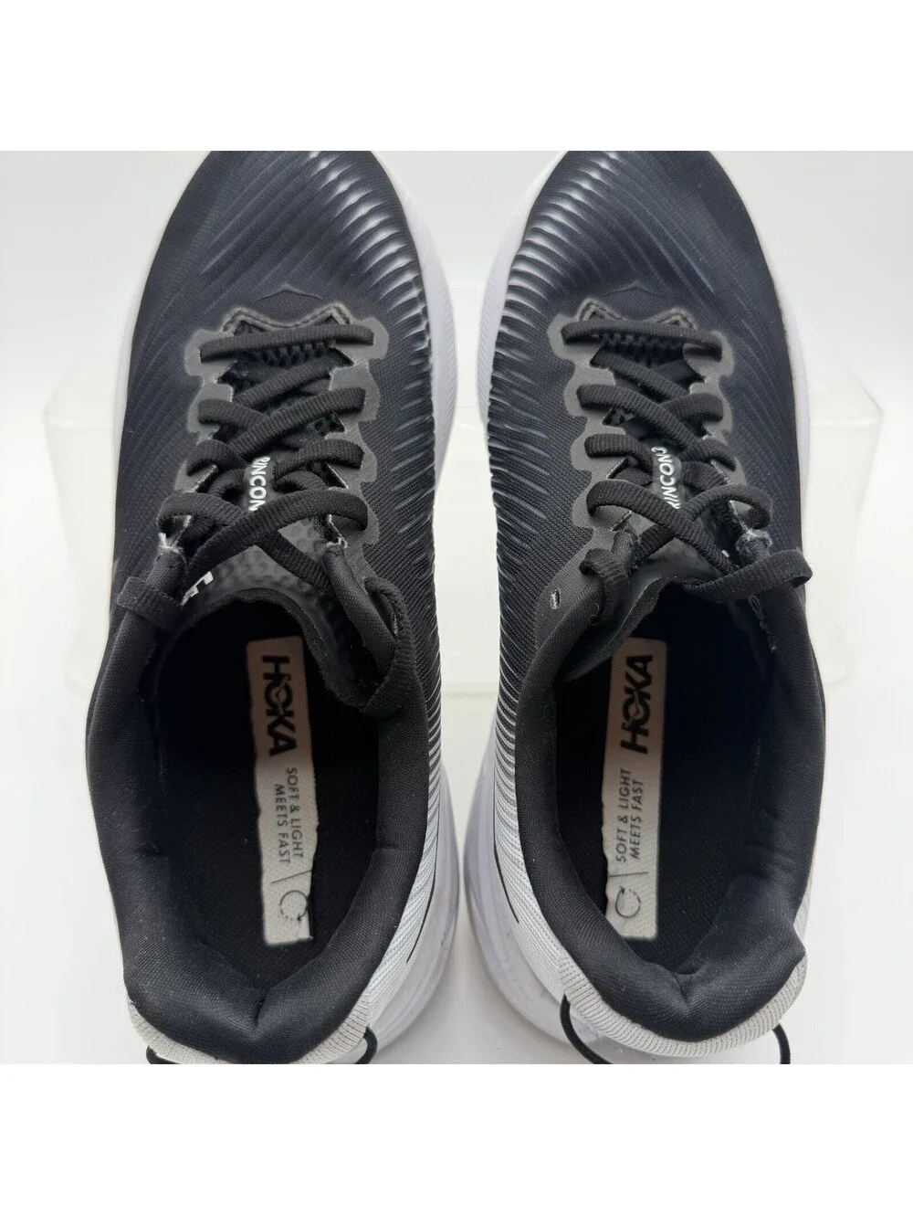 Hoka One One Women's Rincon 3 Black/White 1119396/BWHT Running Shoes - Size 7.5B
